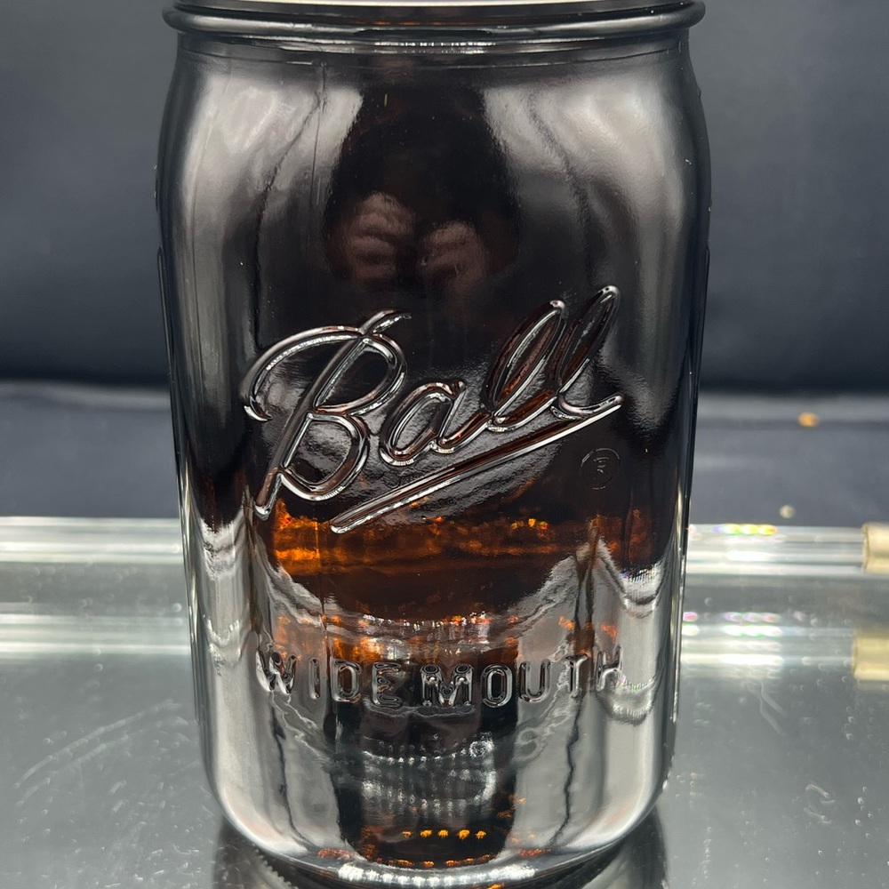 Ball Mason Elite Amber Wide Mouth Jar 32oz Quart